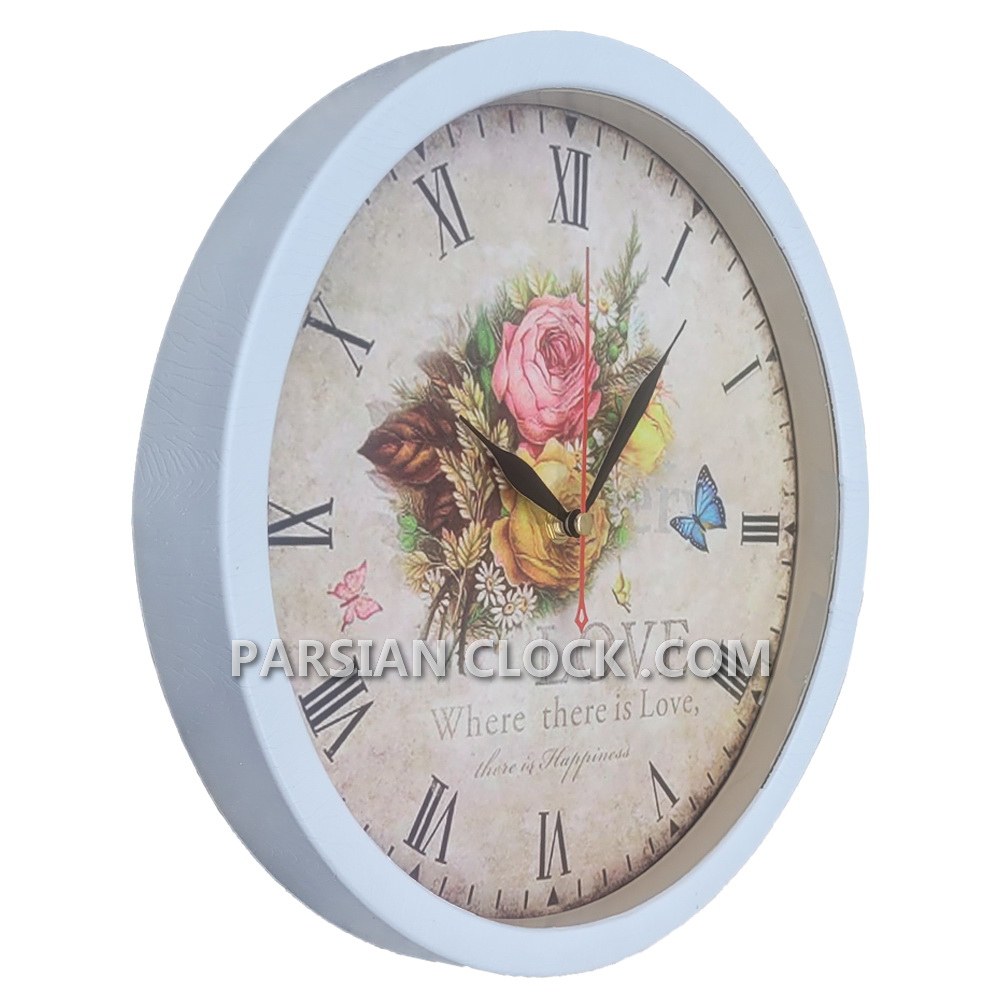 ساعت دیواری طرح لاو ساعت دیواری طرح لاو