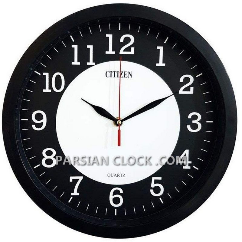 ساعت دیواری سیتیزن طرح زبرا سایز 32 (2)