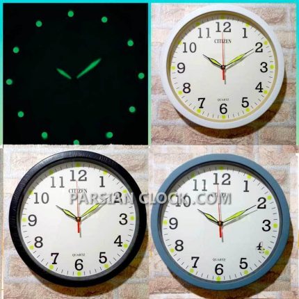 ساعت دیواری سیتیزن طرح شب نما سایز 32 (2)