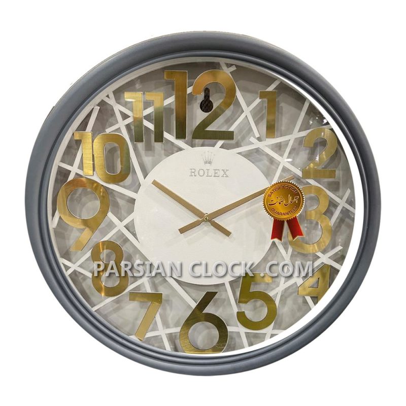 ساعت دیواری طرح رولکس کد 703 (1)
